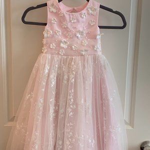 JJ's House pink Flower Girl dress
